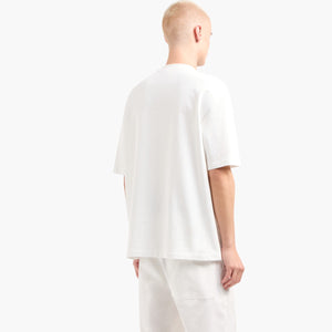 Cotton Crewneck Loose Fit T-Shirt With Front Pocket