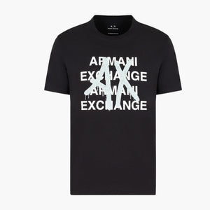 Pima Cotton Crewneck Tshirt With Logo Print