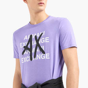 Regualr Fit Cotton Crewneck T-Shirt With Bold Central Branding