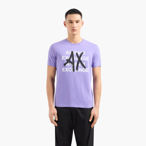 Regualr Fit Cotton Crewneck T-Shirt With Bold Central Branding