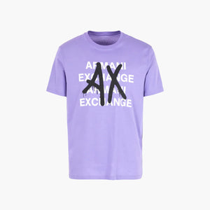 Regualr Fit Cotton Crewneck T-Shirt With Bold Central Branding