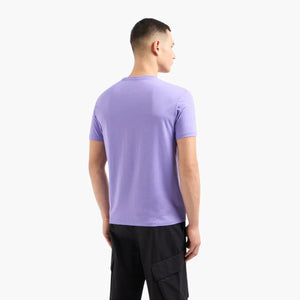 Regualr Fit Cotton Crewneck T-Shirt With Bold Central Branding