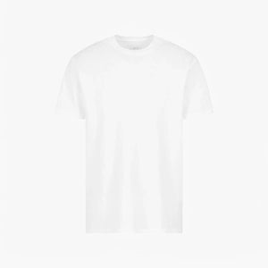 Regular Fit Tone-On-Tone All Over Logo Mercerised Cotton Crewneck T-Shirt