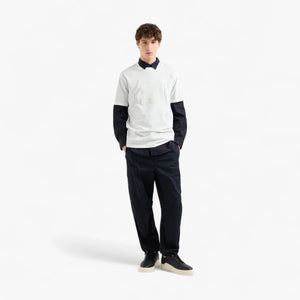 Blue Edition Regular Fit Mercerised Cotton T-Shirt Withtone-On-Tone Branding