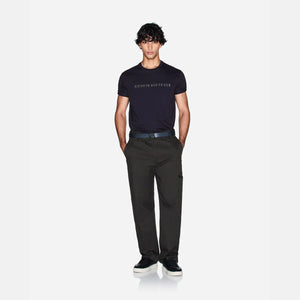 Regular Fit Cotton Crewneck T-Shirt With Logo Print