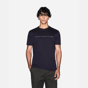 Regular Fit Cotton Crewneck T-Shirt With Logo Print