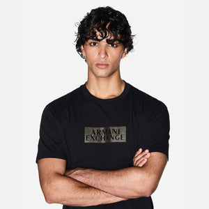 Regular Fit Cotton Crewneck T-Shirt With Central Gold Branding