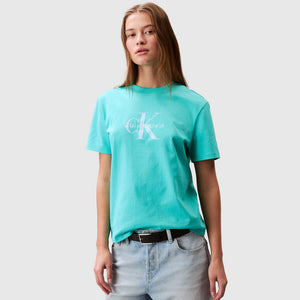 Hero  Classic Monologo T-Shirt - Turquoise