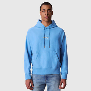 Terry Monologo Hoodie - Blue