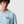 Script Graphic T-Shirt - Light Blue