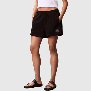 Terry Badge Short - Black