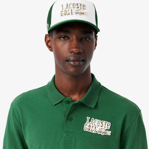 Relaxed Fit Mini-Piqué Golf Polo Shirt