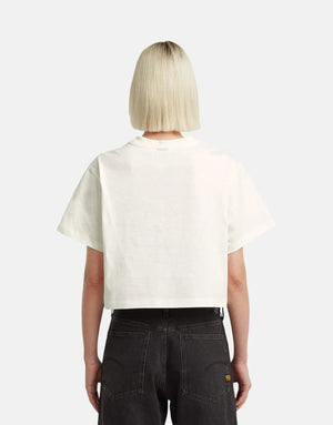 G-Star RAW Felt Logo Boxy Milk T-Shirt