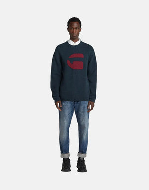 G-Star RAW G Logo Relaxed Salute Knit Jersey