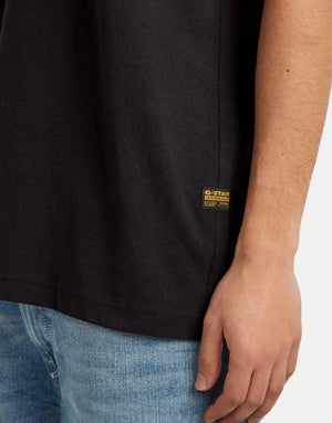 G-Star RAW Spray Logo Black T-Shirt
