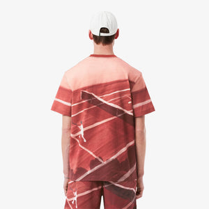 Classic Fit Tennis Print T-shirt