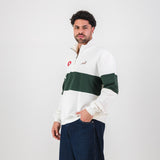 B2B Vodacom SB Classic Hoop Quarter Zip-Cloud Dancer
