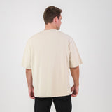 Bafana Bafana Boxy Crew Tee-Ivory