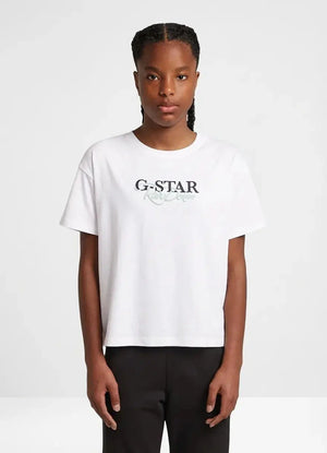 G-Star RAW Girls White Loose T-Shirt