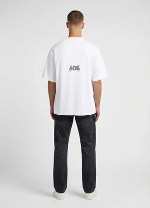 G-Star RAW Badge White Boxy T-Shirt