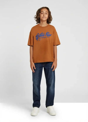 G-Star RAW Boys Mocha Bisque Boxy T-Shirt
