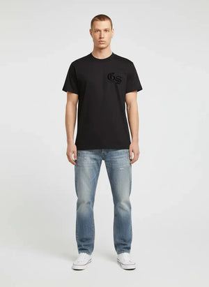 G-Star RAW Flock Back Graphic Black Loose T-Shirt