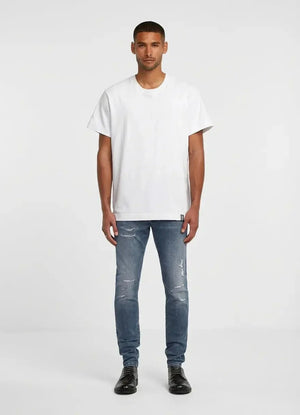 G-Star RAW D-Staq  Faded Blue Pebble Restored 3D Slim Jeans