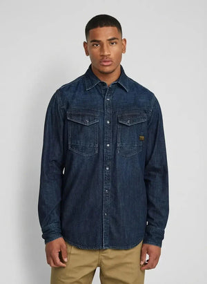 G-Star RAW Dakota Slim Worn In Deep Shirt
