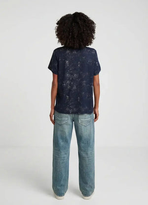 G-Star RAW All Over Print Salute Wave Spray T-Shirt