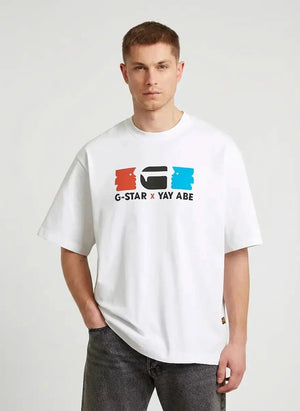 G-Star RAW X Yay Abe Boxy White T-Shirt