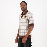 Kaizer Chiefs SS Check Knitted Jersey-Ivory