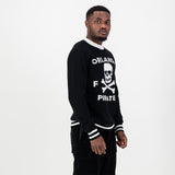 Orlando Pirates Tipped Crew Knit LS Jersey- Black